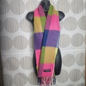 Vibrant Multicolor Checkered Scarf